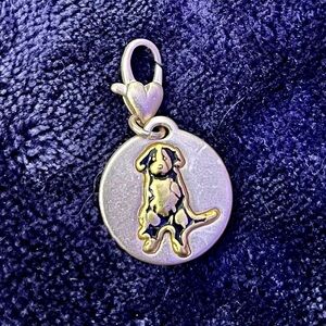 Amanda Blu Rescue Dog Charm | Heartfelt Emotions | Silver 2-Tone